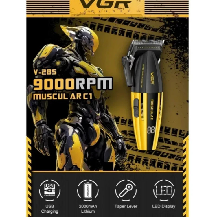 ماشین اصلاح موی سر و صورت شارژی وی جی ار V-285C