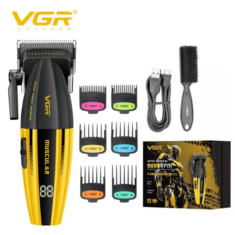 ماشین اصلاح موی سر و صورت شارژی وی جی ار V-285C